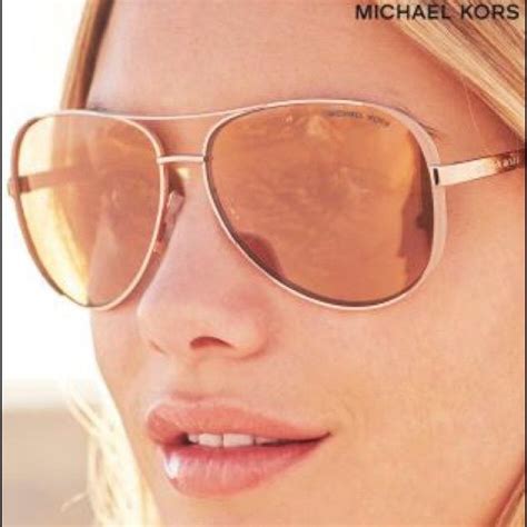 michael kors chelsea sunglasses rose gold|michael kors aviator sunglasses women.